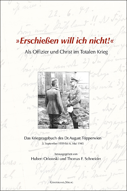 Buchcover von Erschießen will ich nicht ! aus dem Gaasterland Verlag