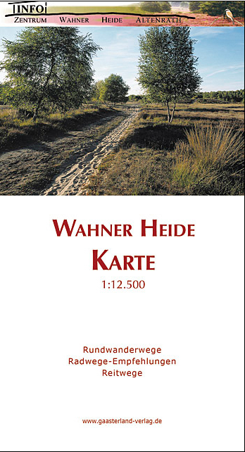 Buchcover von der Wahner Heide Karte aus dem Gaasterland Verlag